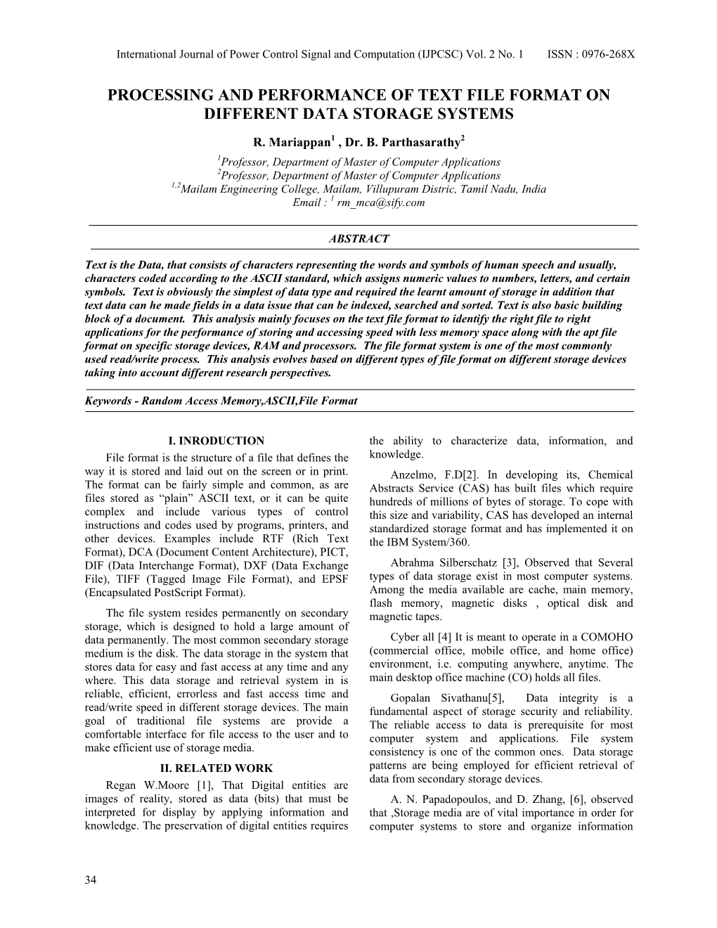 Processing and Performance of Text File Format on Different Data Storage Systems