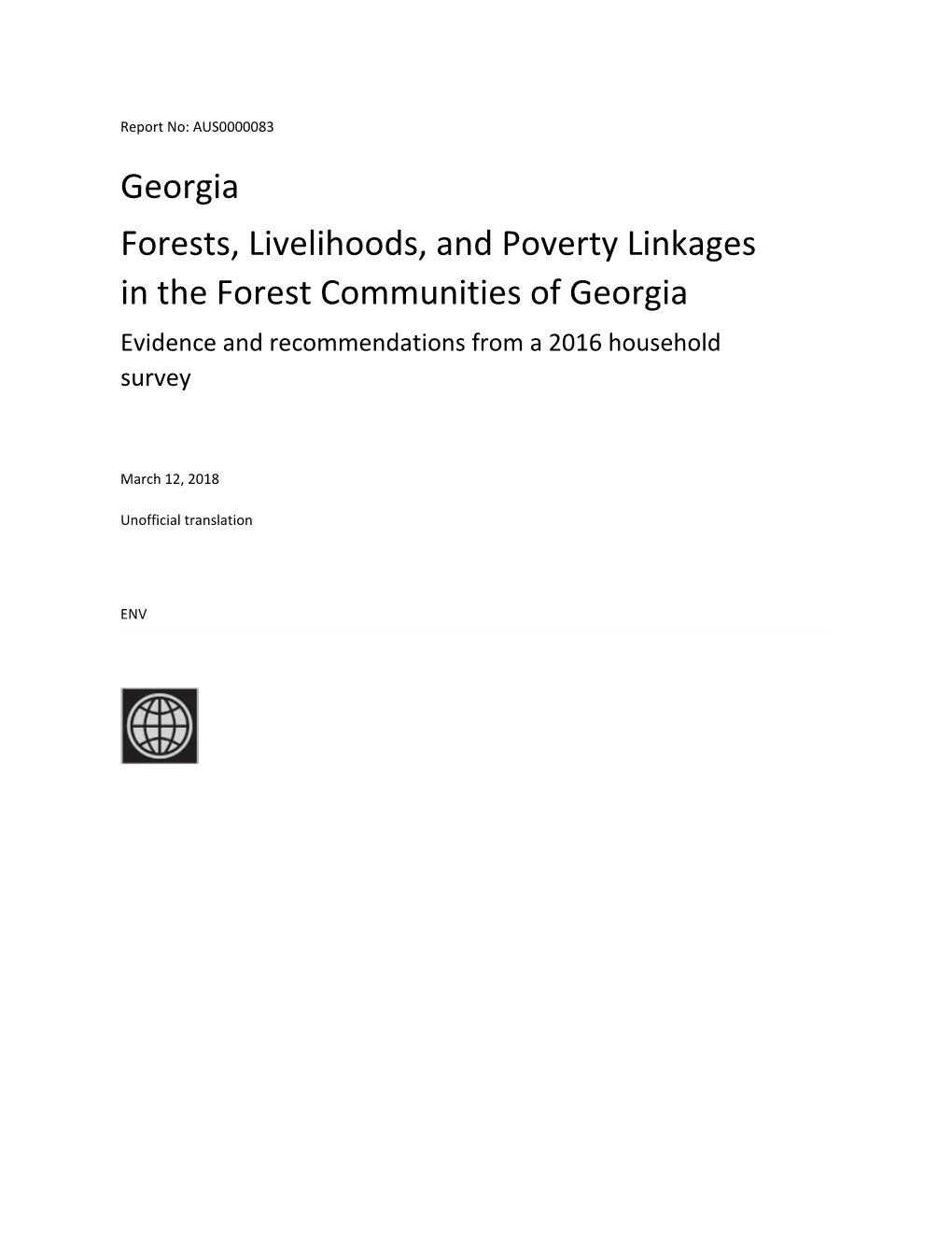 Forests, Livelihoods and Poverty Linkages in the Forest Communities