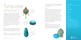 Turquoise Major Sources Is an Even Medium Blue with No Matrix and the Ability China, Egypt, Iran, Mexico, United States