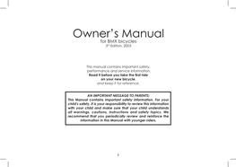 Owner's Manual