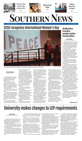 University Makes Changes to LEP Requirements