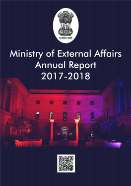 Annual Report of Ministry of External Affairs 2017-18