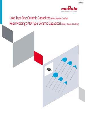 Lead Type Disc Ceramic Capacitors (Safety Standard Certified)