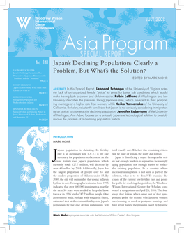 Asia Program Special Report