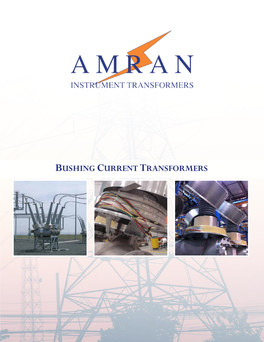 Amran's Bushing Current Transformers Brochure