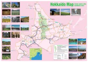 Hokkaido Map Scenic Spots in the Kamikawa Area