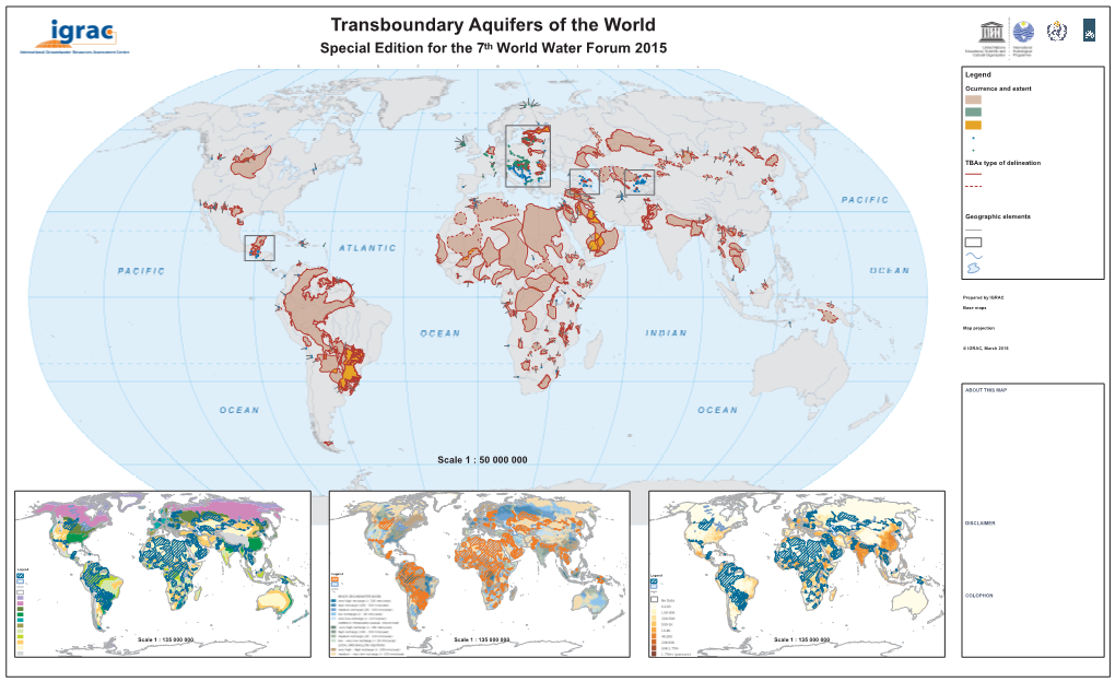 Transboundary Aquifers of the World Map 2015