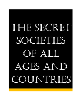 Secret-Societies.Charles William.Pdf