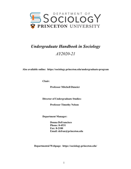 Undergraduate Handbook 2020 21 V4