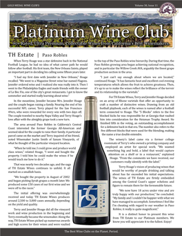 Platinum Wine Club 90+ Rated, Ultra Premium, Collectable Wines from California’S Best Winemakers