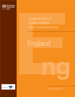 Assessment of Health-System Crisis Preparedness: England' December
