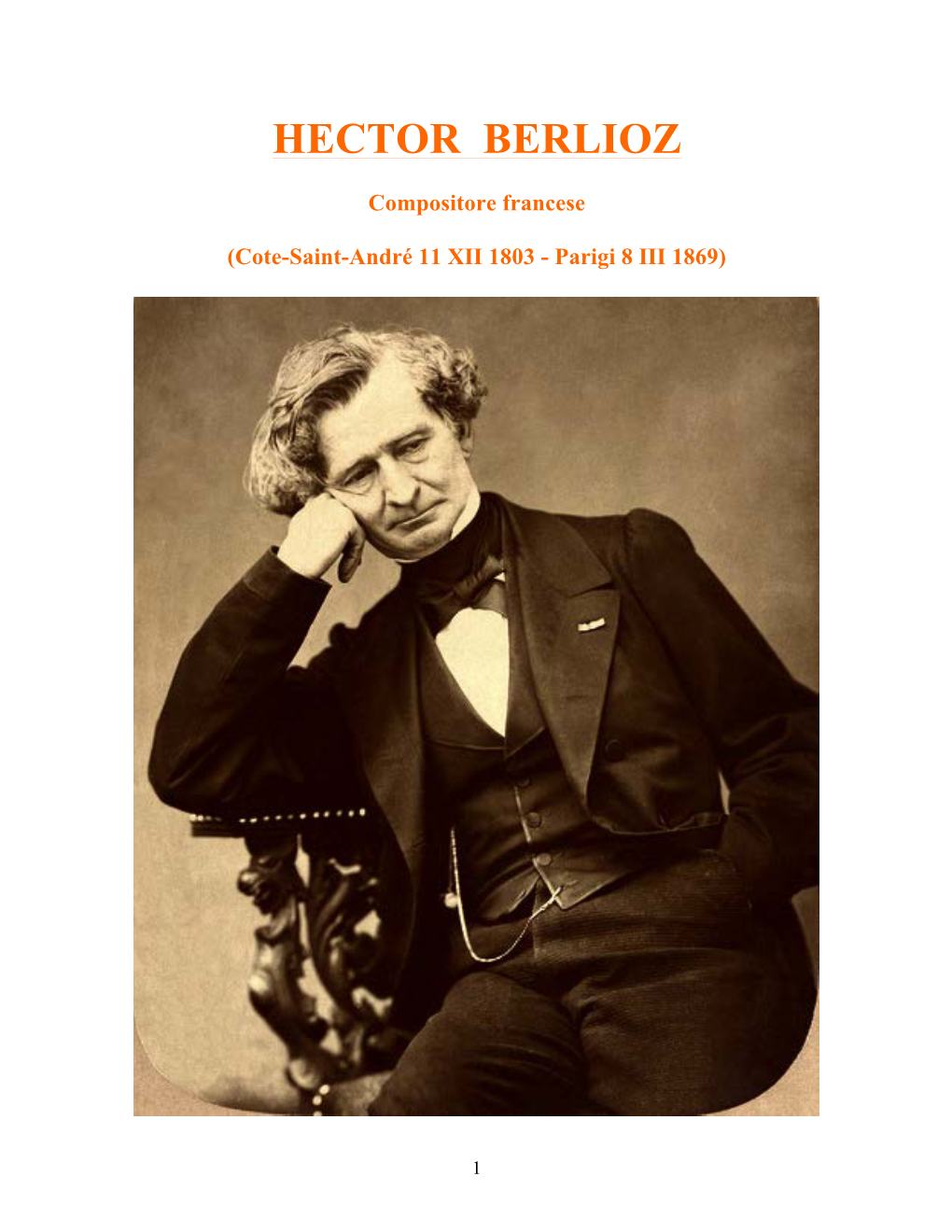 Hector Berlioz