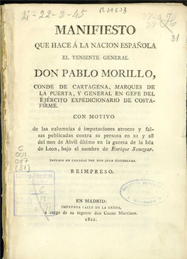 Don Pablo Morillo