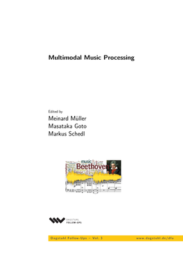 Multimodal Music Processing