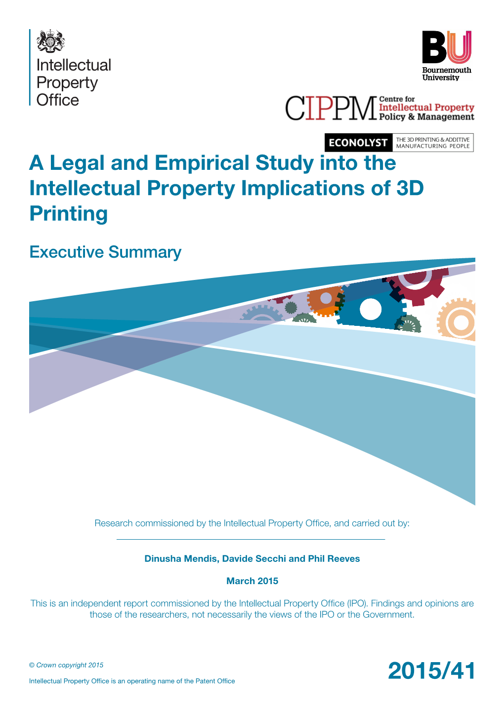 A Legal and Imperical Study Into the Intellectual Property Implications Of
