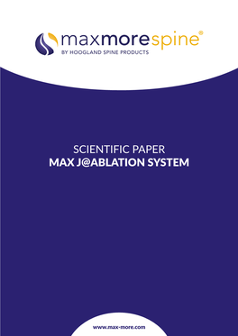 Scientific Paper Max J@Ablation System