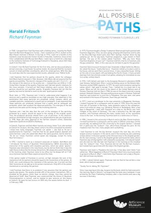 Richard Feynman by Harald Fritzsch