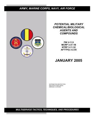 Potential Military Chemical/Biological Agents and Compounds (FM 3-11.9)