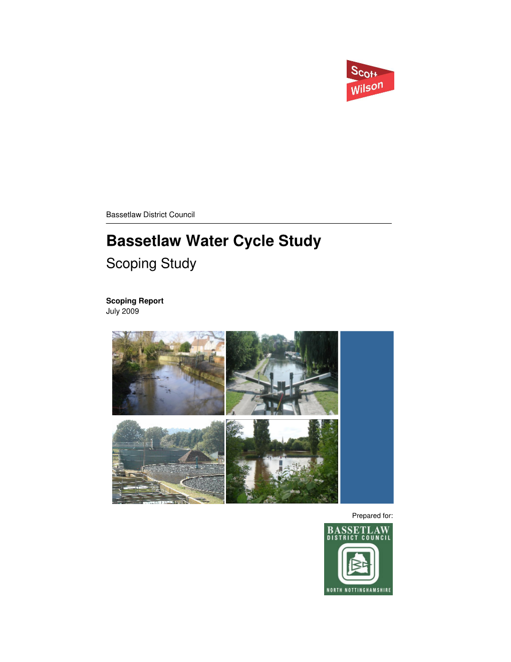 Bassetlaw Water Cycle Study Scoping Study