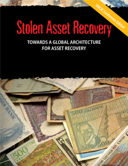 Towards a Global Architecture for Asset Recovery Table of Contents