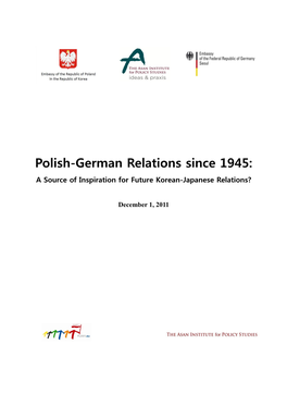 Polish-German Relations Since 1945 Talking Points Eng.Pdf