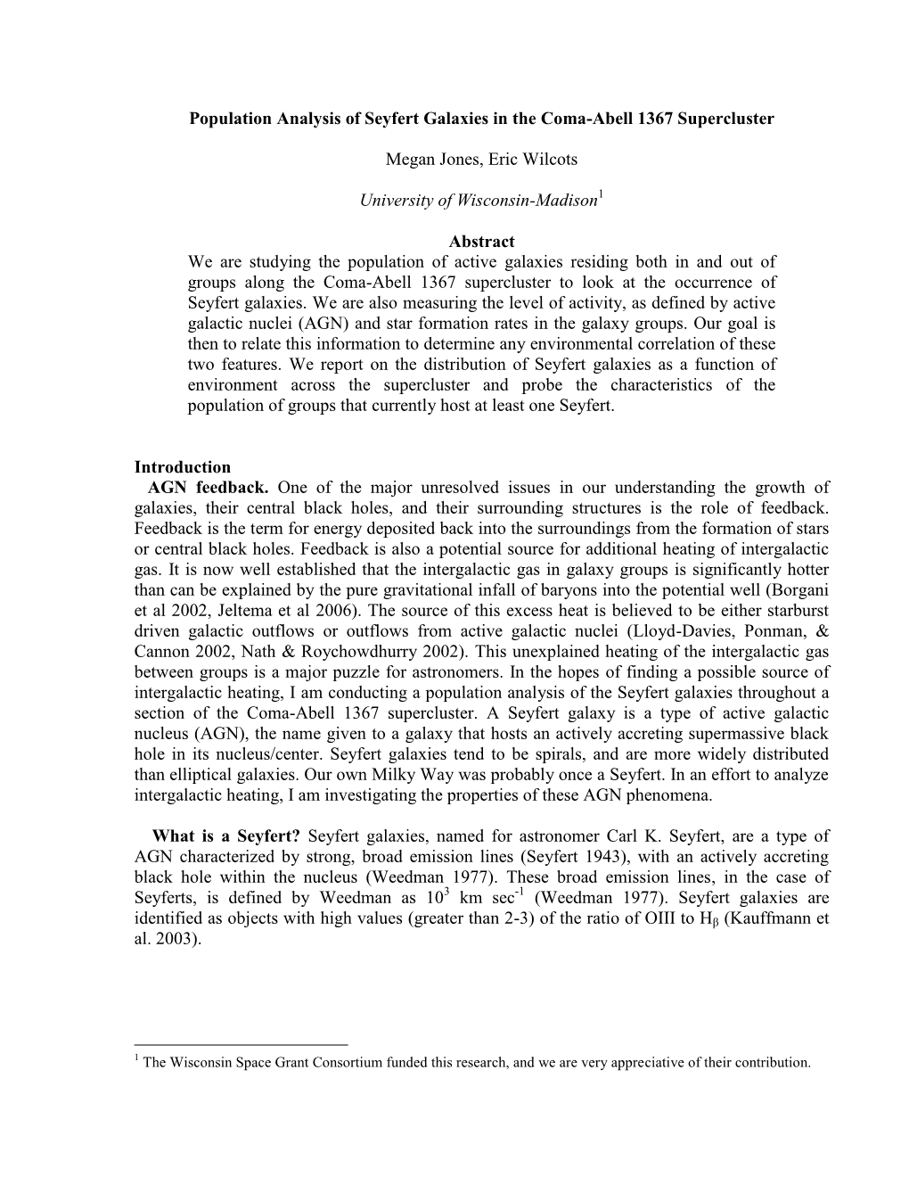 Population Analysis of Seyfert Galaxies in the Coma-Abell 1367 Supercluster