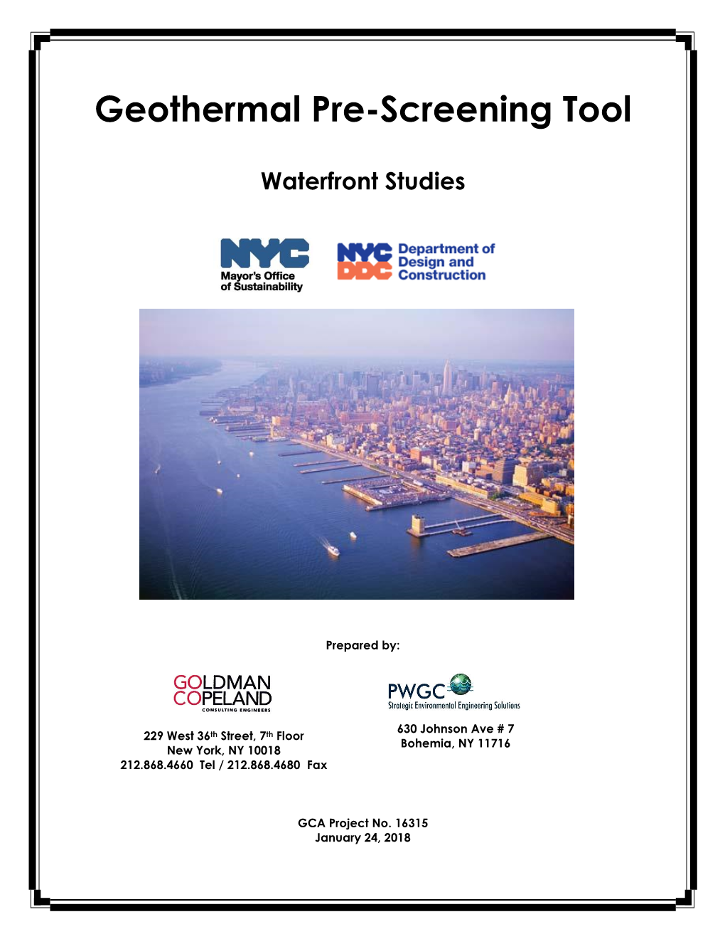 Geothermal Pre-Screening Tool