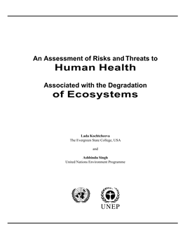Human Health of Ecosystems