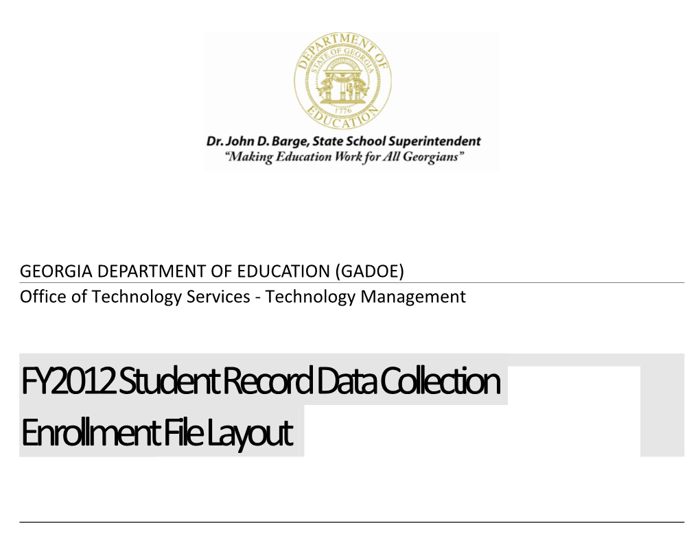 Georgia Department of Education (GADOE)