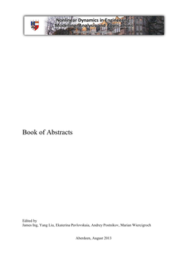 Book of Abstracts