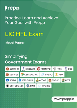 LIC HFL Exam