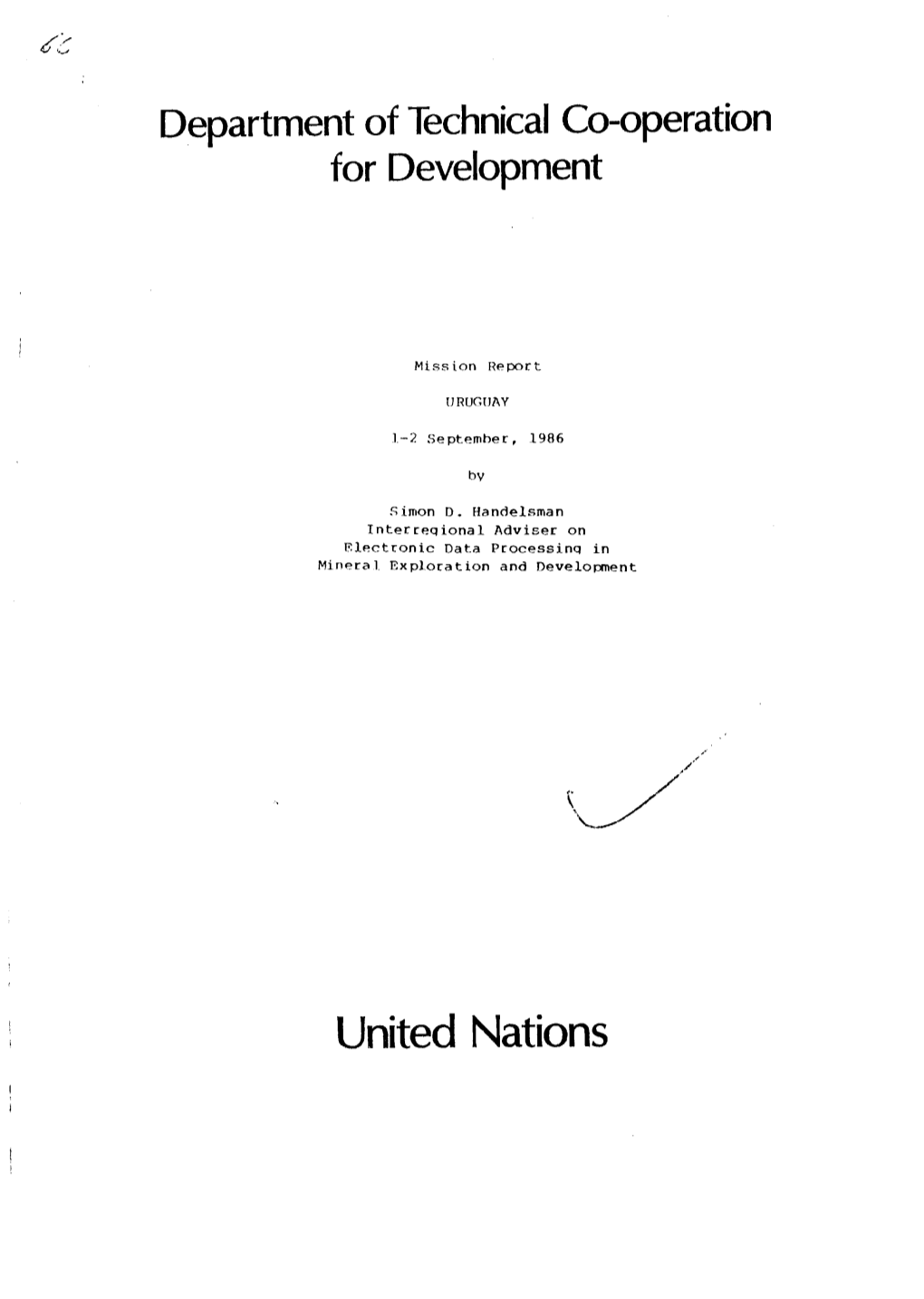 United Nations I I I I I