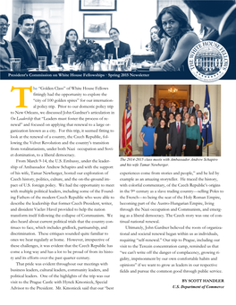 Spring 2015 Newsletter