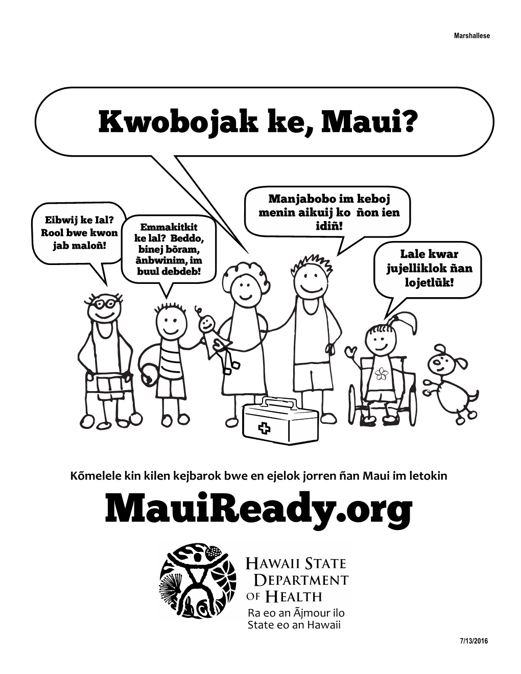 Are You Maui Ready? Marshallese
