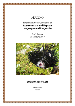 APLL9 — Book of Abstracts