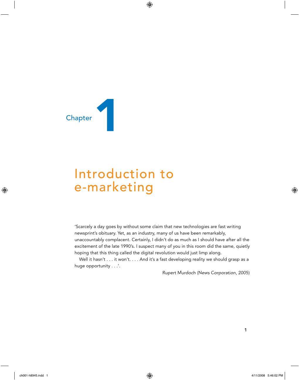 Introduction to E-Marketing