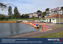 Goodrington Boating Lake, Youngs Park, Goodrington, Paignton, Devon, TQ4 6LN