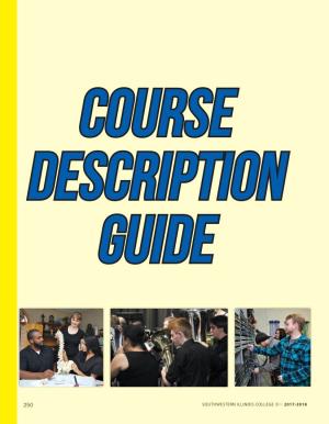 Course Description Guide