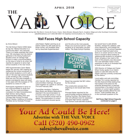 Vail Voice 04-2018 32 Page.Indd