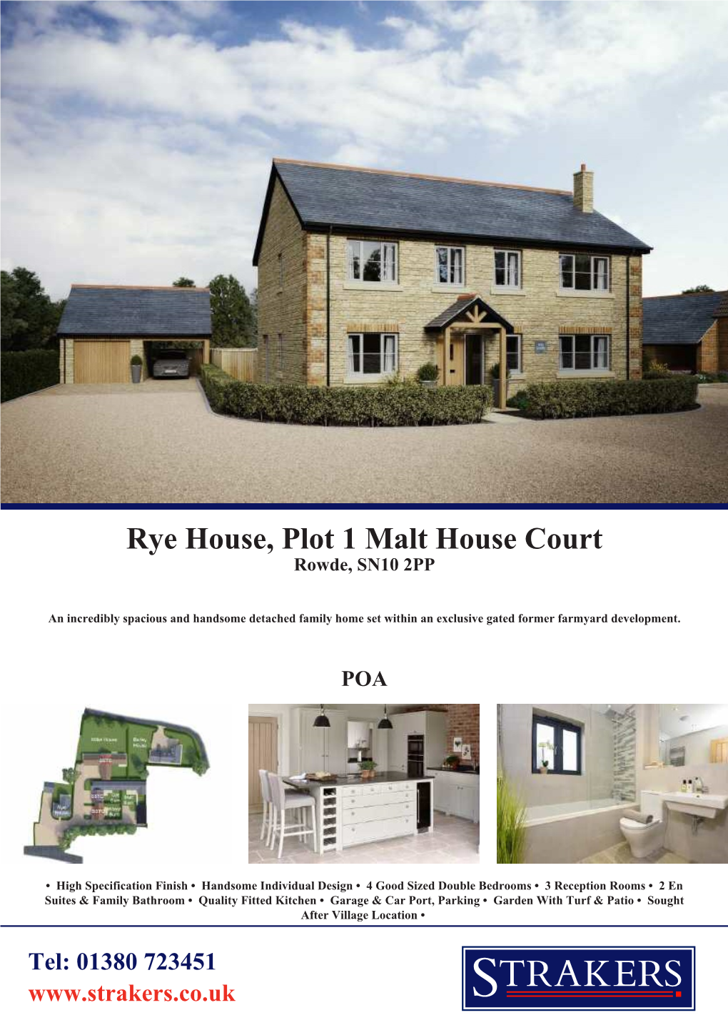 Rye House, Plot 1 Malt House Court Rowde, SN10 2PP