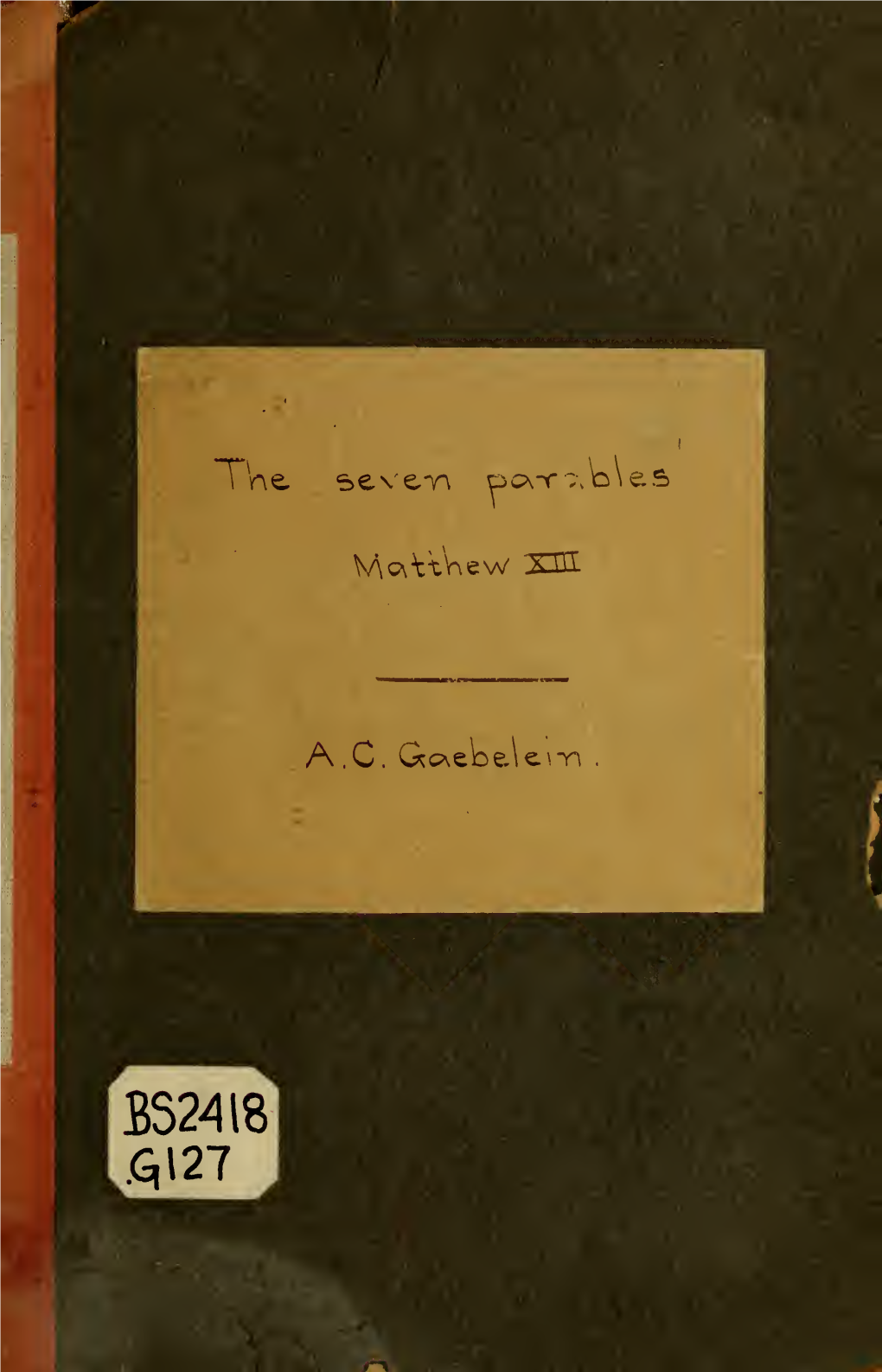 The Seven Parables, Matthew XIII