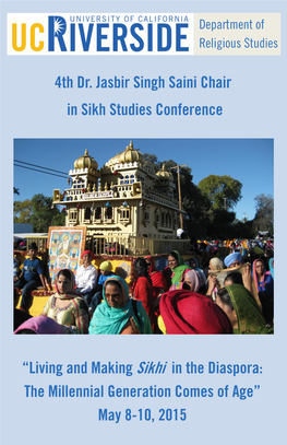 May 8-10, 2015 4Th Dr. Jasbir Singh Saini