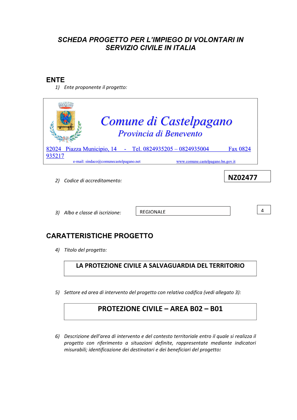 Protezione Civile a Salvaguardia Del Territorio