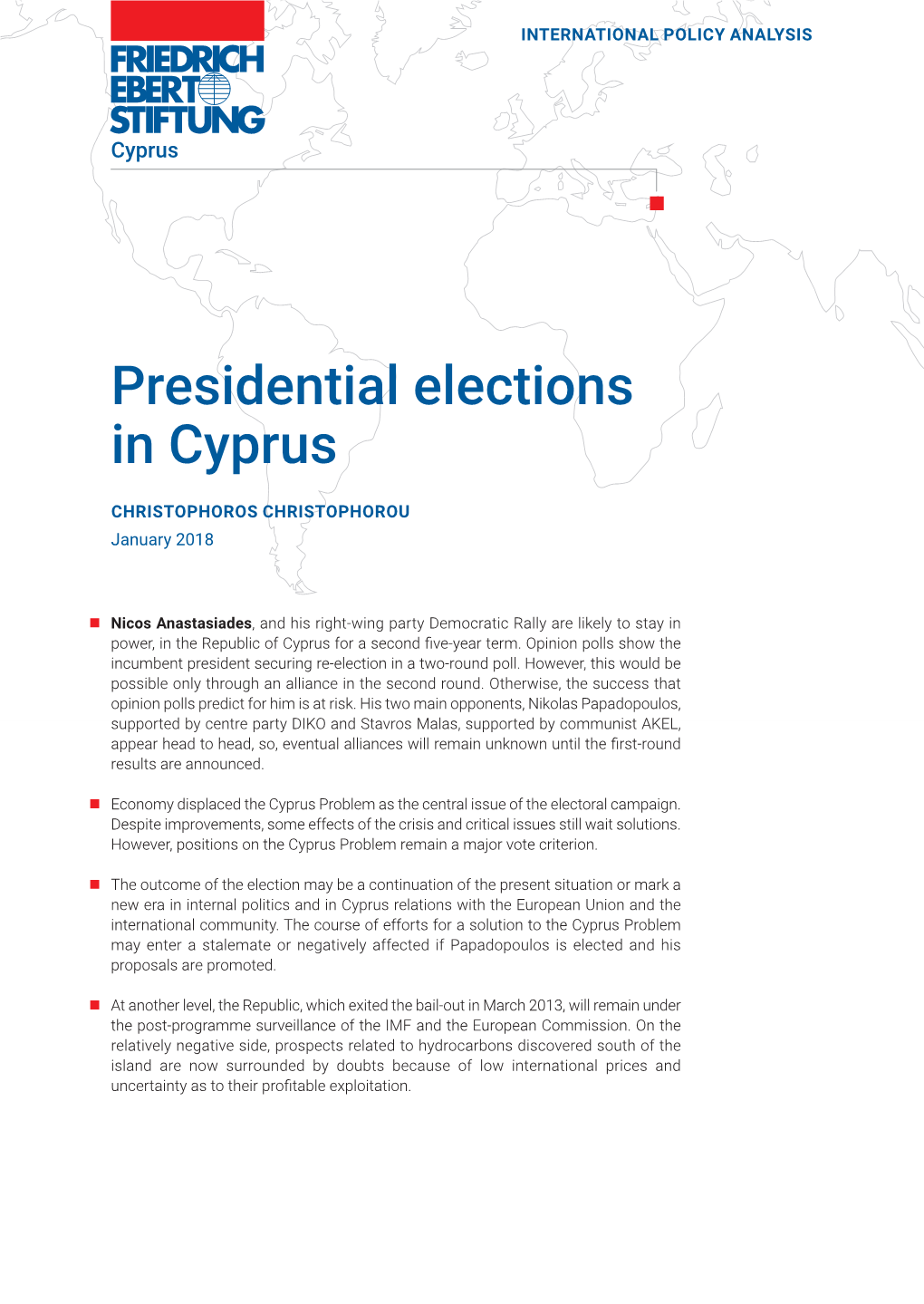 Presidential Elections in Cyprus-2018 New 24/01/2018 11:12 Π.Μ