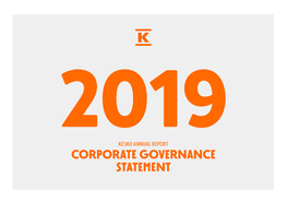 Corporate Governance Statement