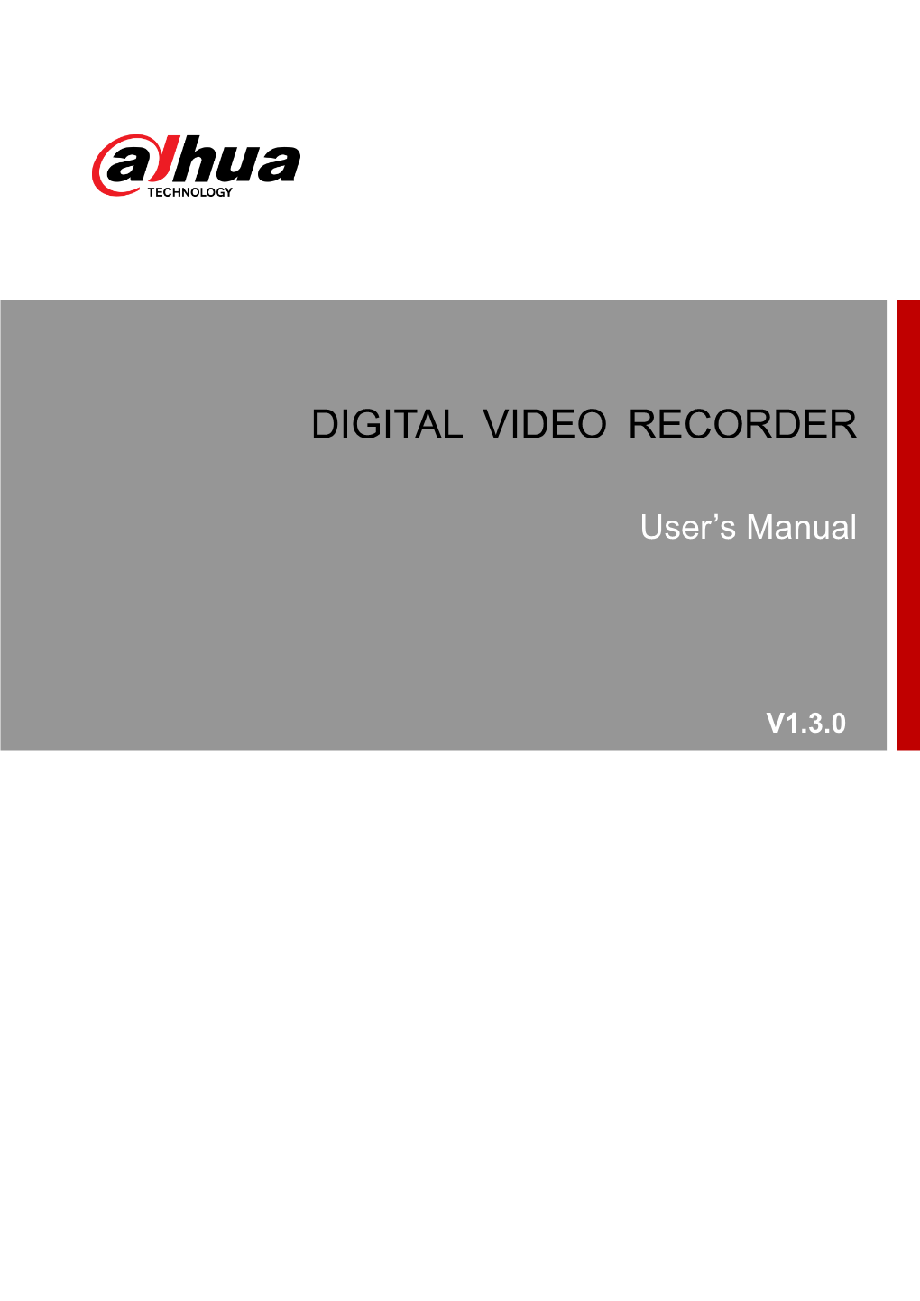 Digital Video Recorder