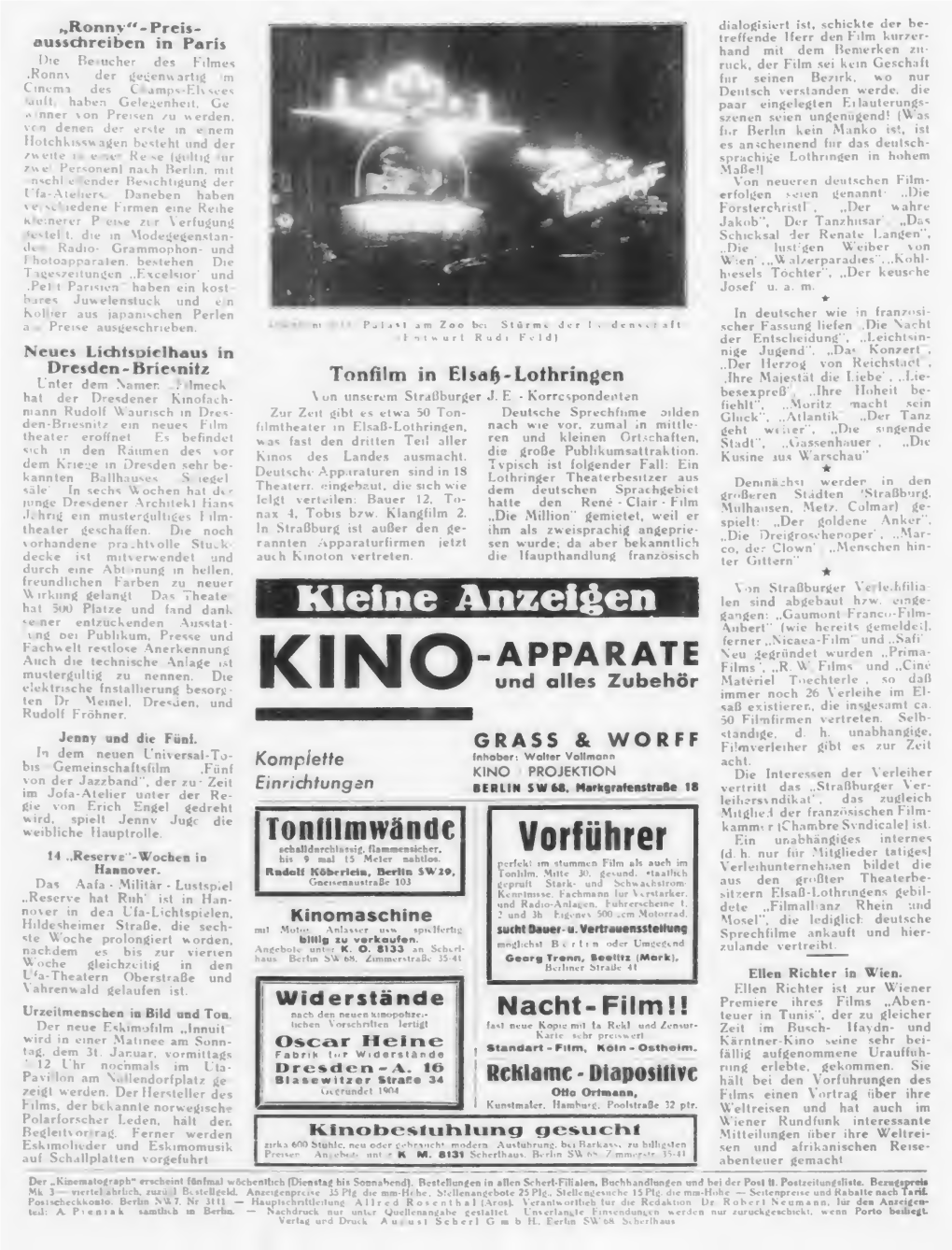 Der Kinematograph (February 1932)