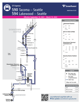 ST Express 590 (Tacoma – Seattle) And