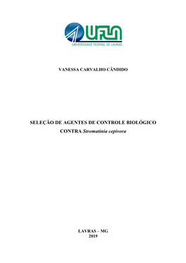 DISSERTAÇÃO Seleção De Agentes De Controle Biológico Contra Stromatinia Cepivora.Pdf