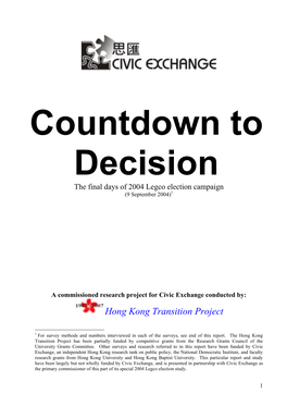 Hong Kong Transition Project